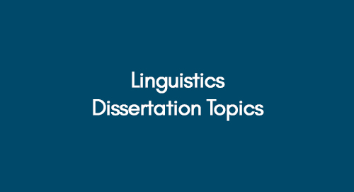 Linguistics Dissertation